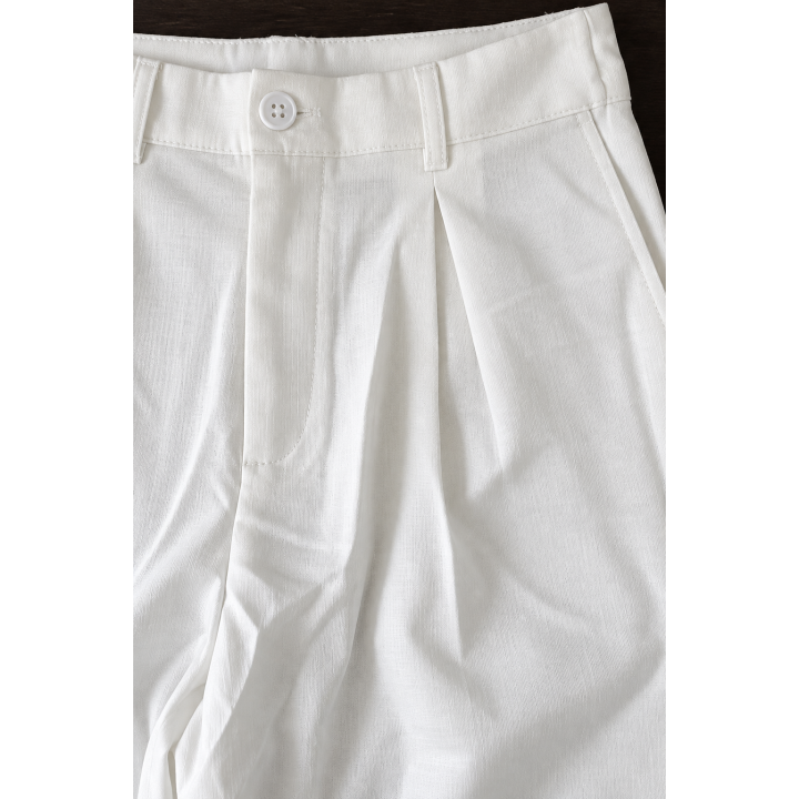Pantalon Large Blanc Cassé