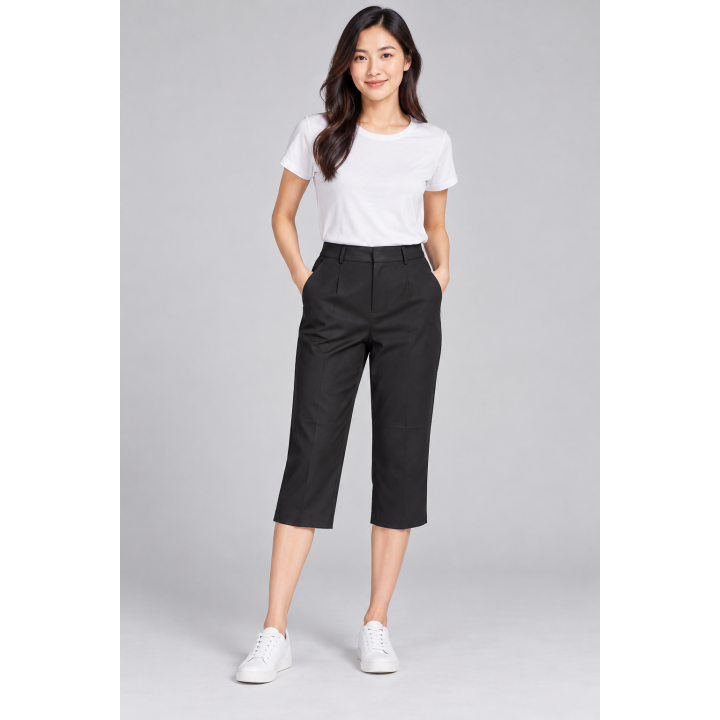 Pantalon Capri Noir