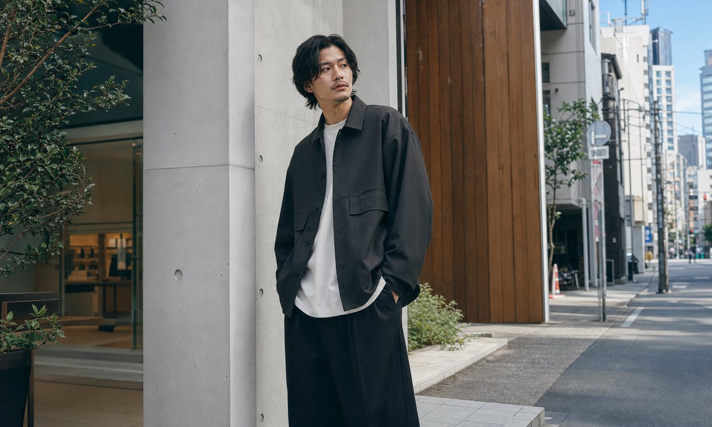 Le style japonais au masculin : l’allure juste entre retenue, volume et caractère