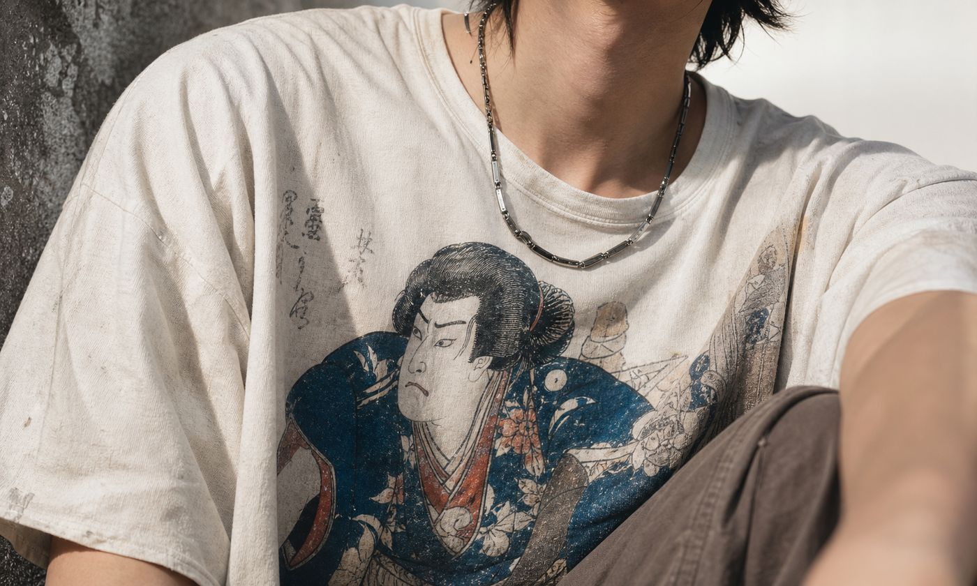 Le t-shirt japonais : coupe, matière, imprimés et allure